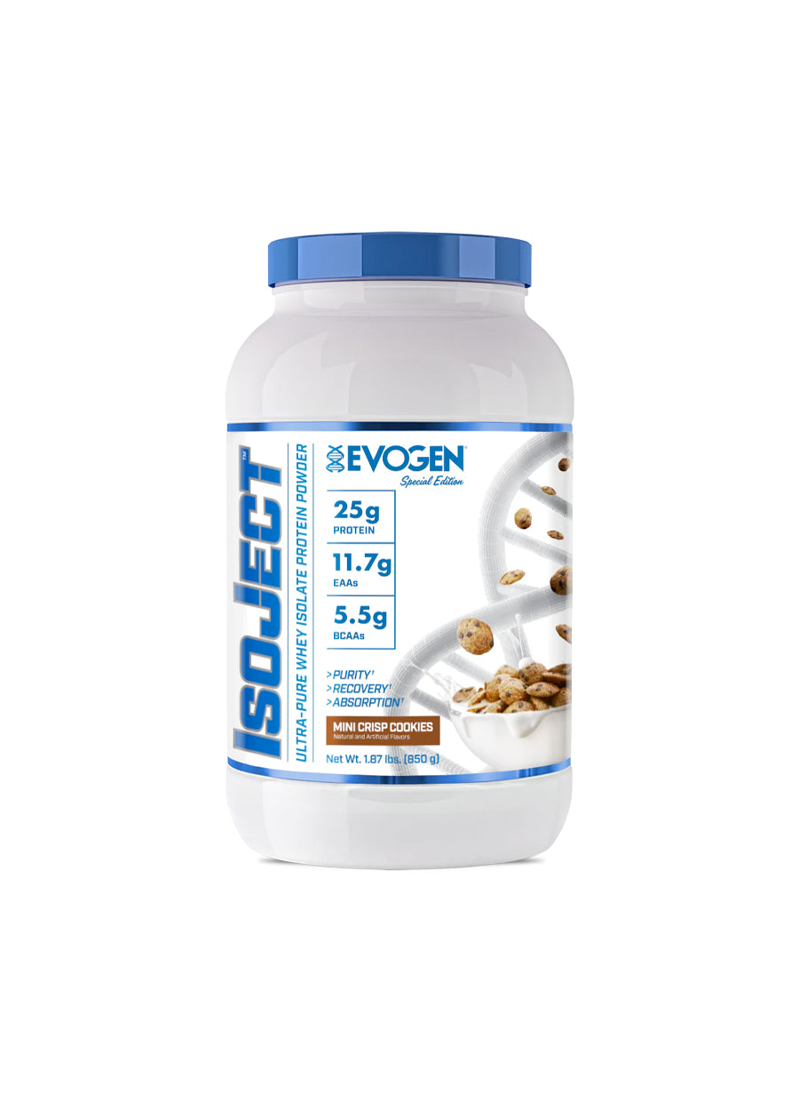Evogen IsoJect 809g Mini Crips Cookies Framsida
