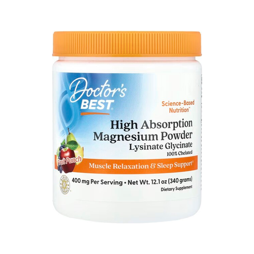 High Absorption Magnesium Powder, Fruit Punch - 340 grams