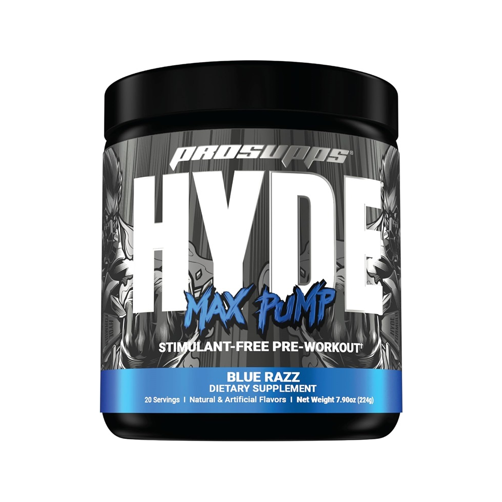 Hyde Max Pump, Blue Razz - 224 grams