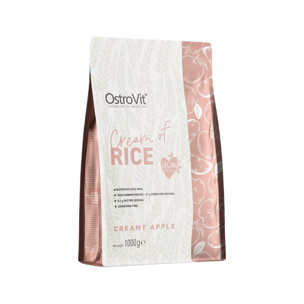 Risgrynsgröt i påse, OstroVit Cream of Rice, Creamy Apple, 1000 g