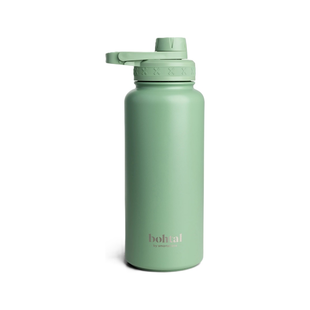 Bohtal Insulated Sports Bottle, Green - 960 ml.
