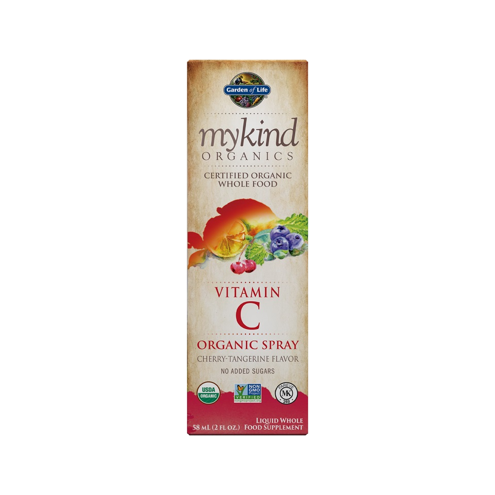 Mykind Vitamin C Spray, Cherry-Tangerine - 58 ml.