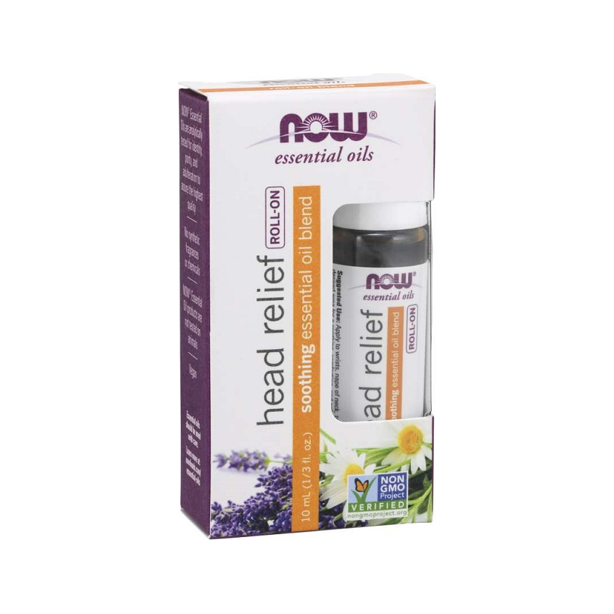 Essential Oil Roll-On, Head Relief Blend - 10 ml.