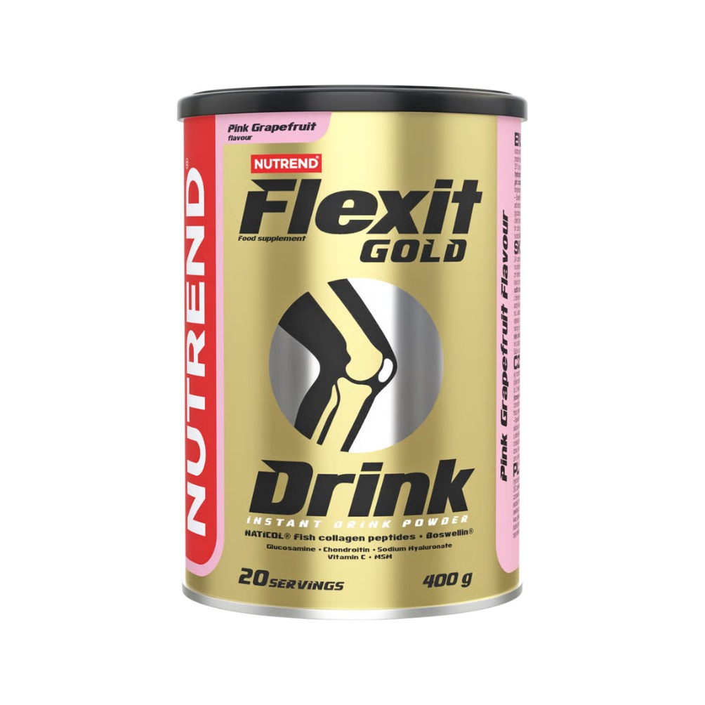 Flexit Gold drinkpulverburk med rosa grapefrukt-smak, 400 g