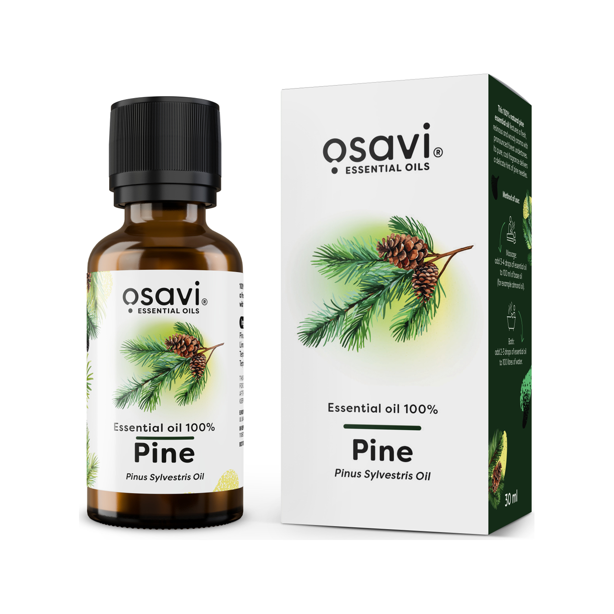 Essential Oil 100%, Pine - 30 ml.