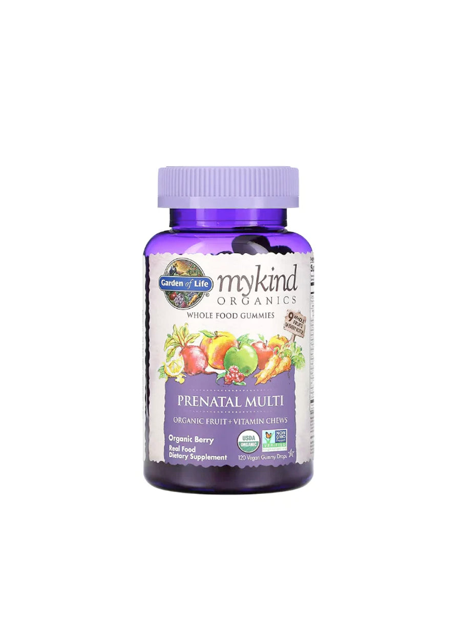Garden of Life Mykind Prenatal Multi Gummies Berry 120 Gummies