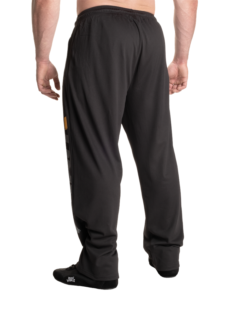 GASP Original Mesh Pants Black modellbild bakifrån