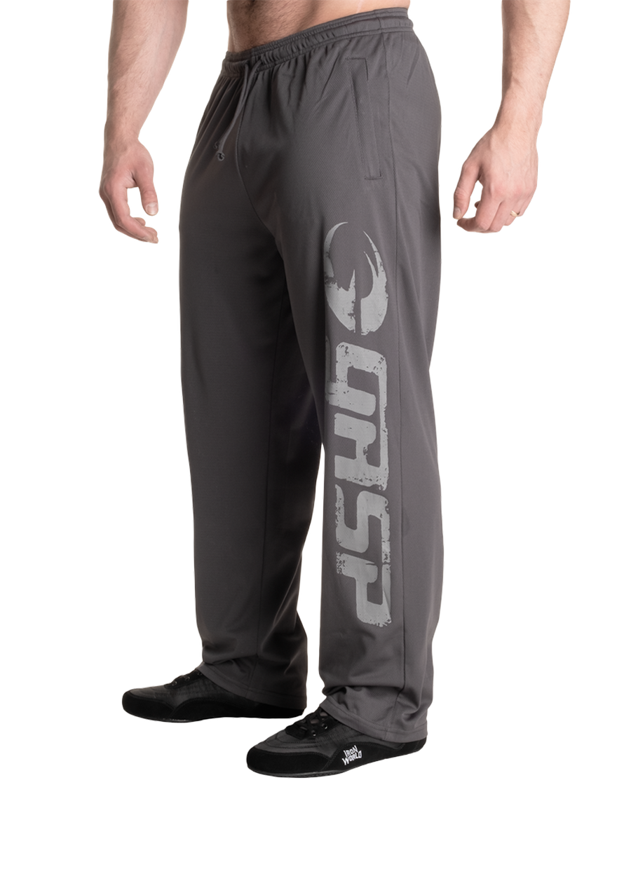 GASP Original Mesh Pants Grey modellbild framifrån