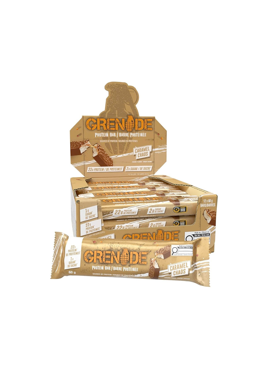 Grenade Protein Bars 12 x 60g Caramel Chaos