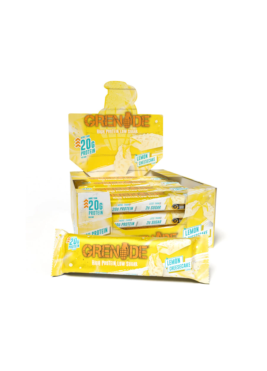 Grenade Protein Bars 12 x 60g Lemon Cheesecake