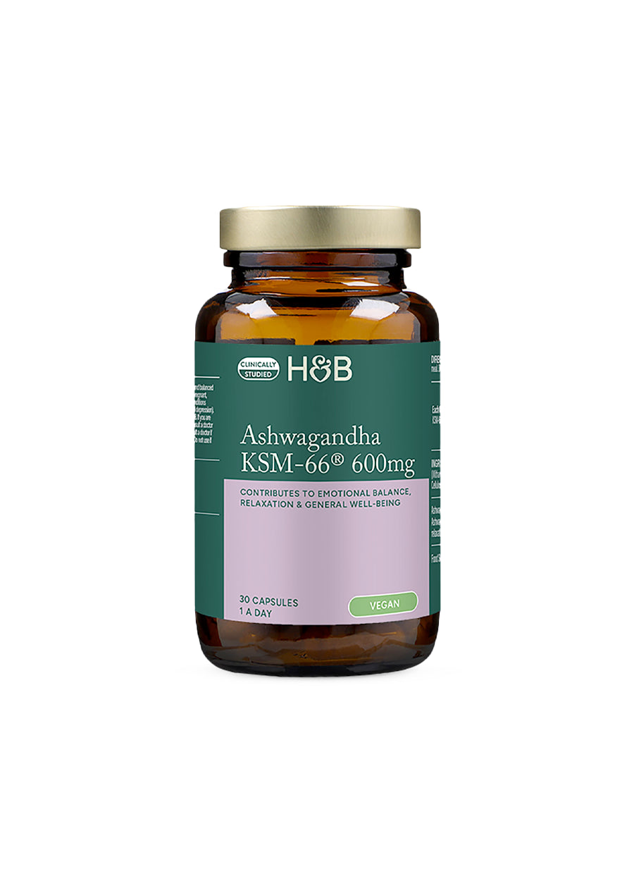 Holland & Barrett Ashwagandha KSM-66 600mg 30 Kapslar