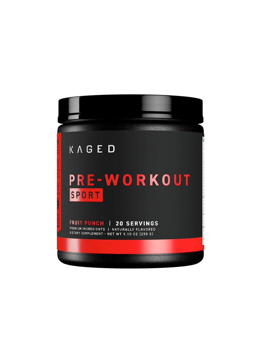 Kaged Pre-Workout Sport pulverburk, Fruit Punch-smak, 272 g