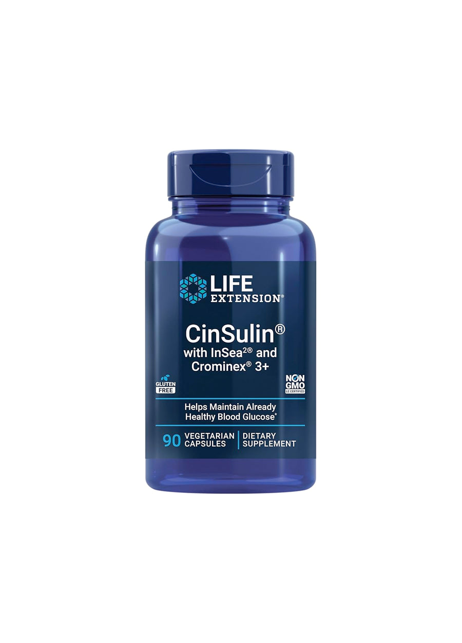 Life Extension CinSulin with InSea2 & Crominex 3+ 90 Kapslar