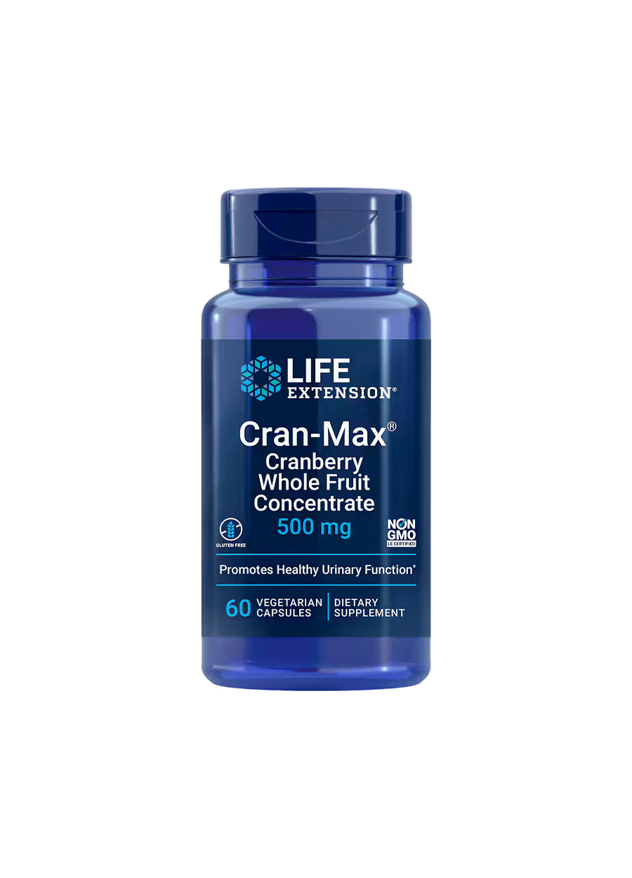 Life Extension Cran-Max Cranberry Whole Fruit Concentrate 500mg 60 Kapslar