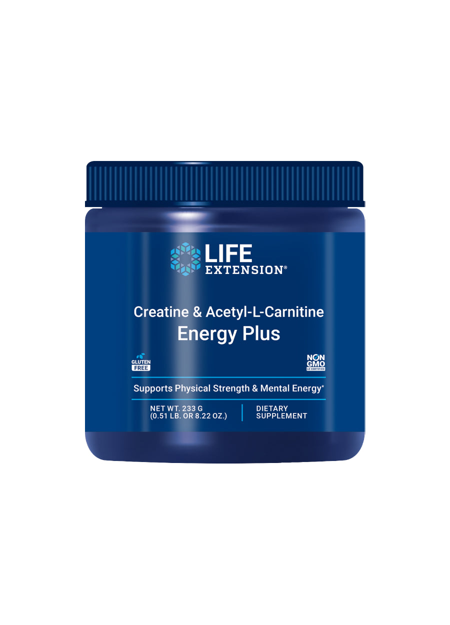 Life Extension Creatine & Acetyl-L-Carnitine Energy Plus 233g