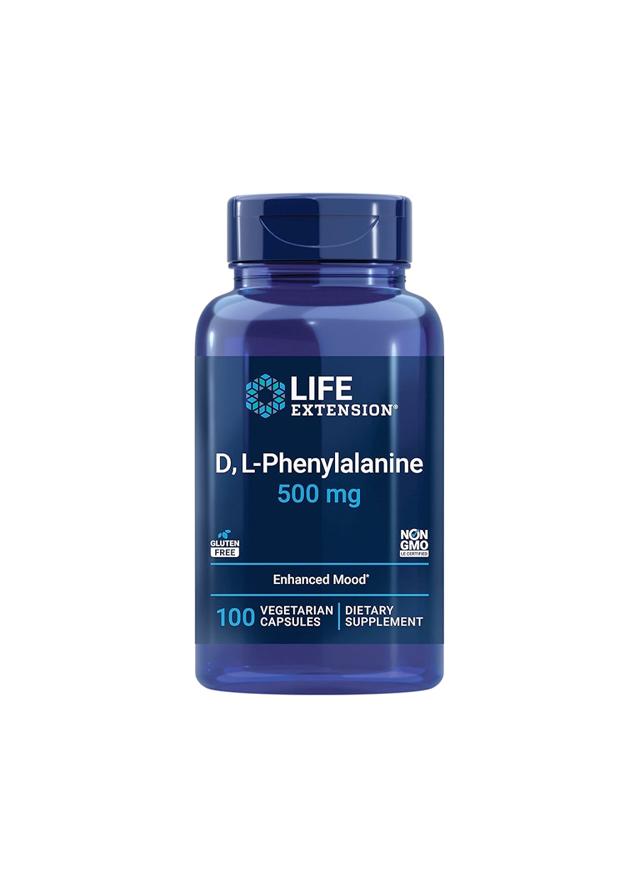 Life Extension D L-Phenylalanine 500mg 100 Kapslar