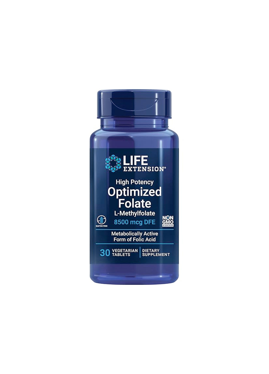Life Extension High Potency Optimized Folate 30 Tabletter