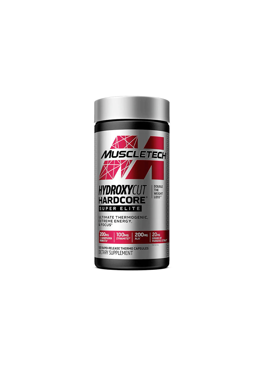 MuscleTech Hydroxycut Hardcore Super Elite 100 Kapslar Framsida