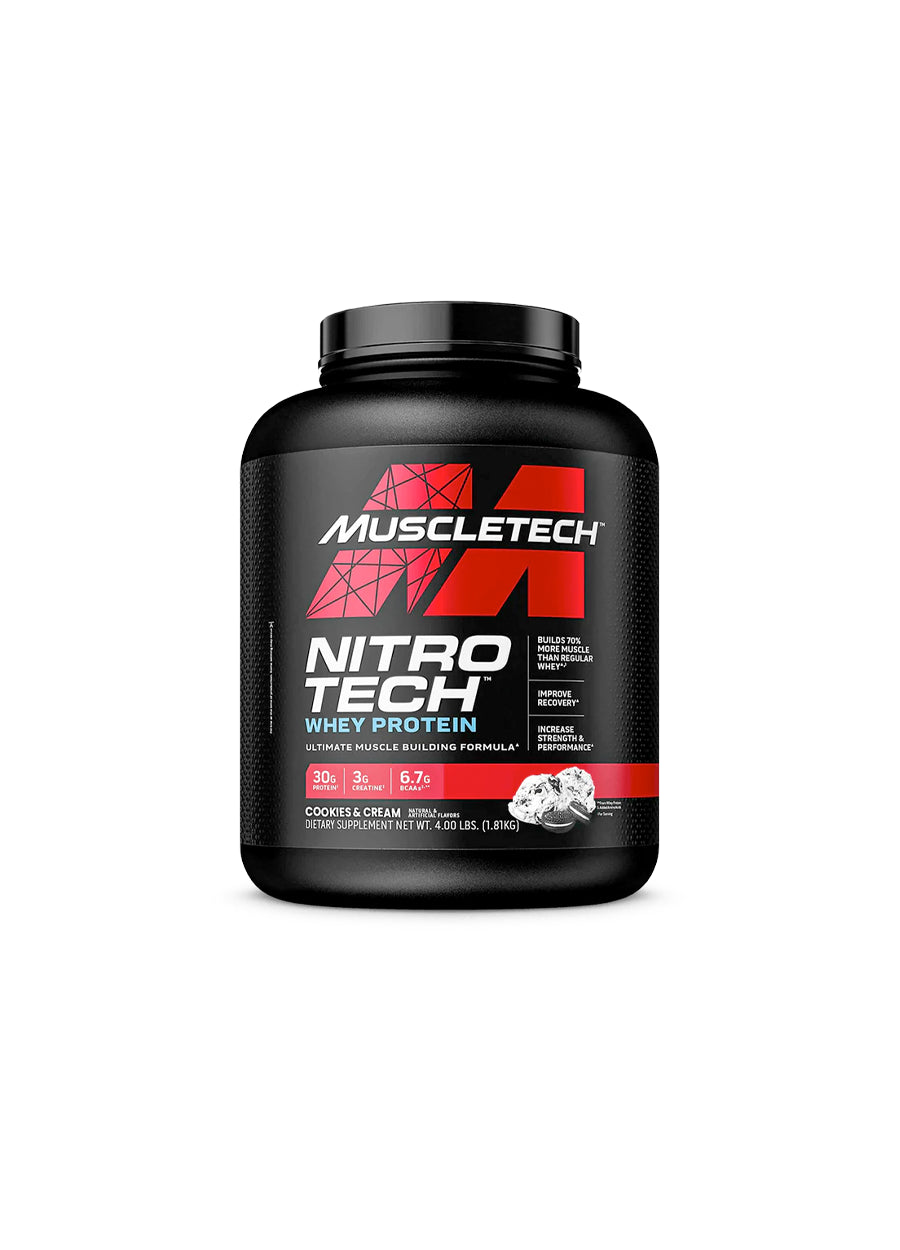 MuscleTech Nitro-Tech 1810g Cookies & Cream Framsida