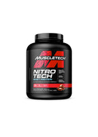 Proteinpulvertub Nitro-Tech med svart etikett, Milk Chocolate-smak.