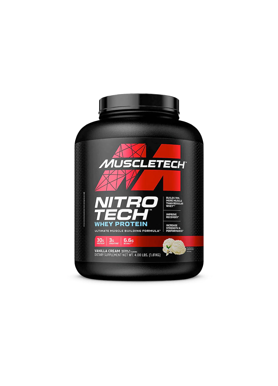 MuscleTech Nitro-Tech 1810g Vanilla Cream Framsida