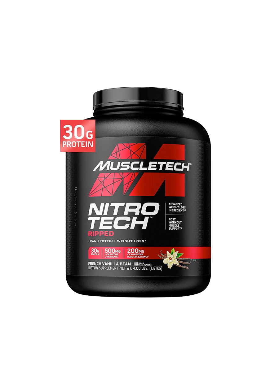 MuscleTech Nitro-Tech Ripped 1870g French Vanilla Bean Framsida