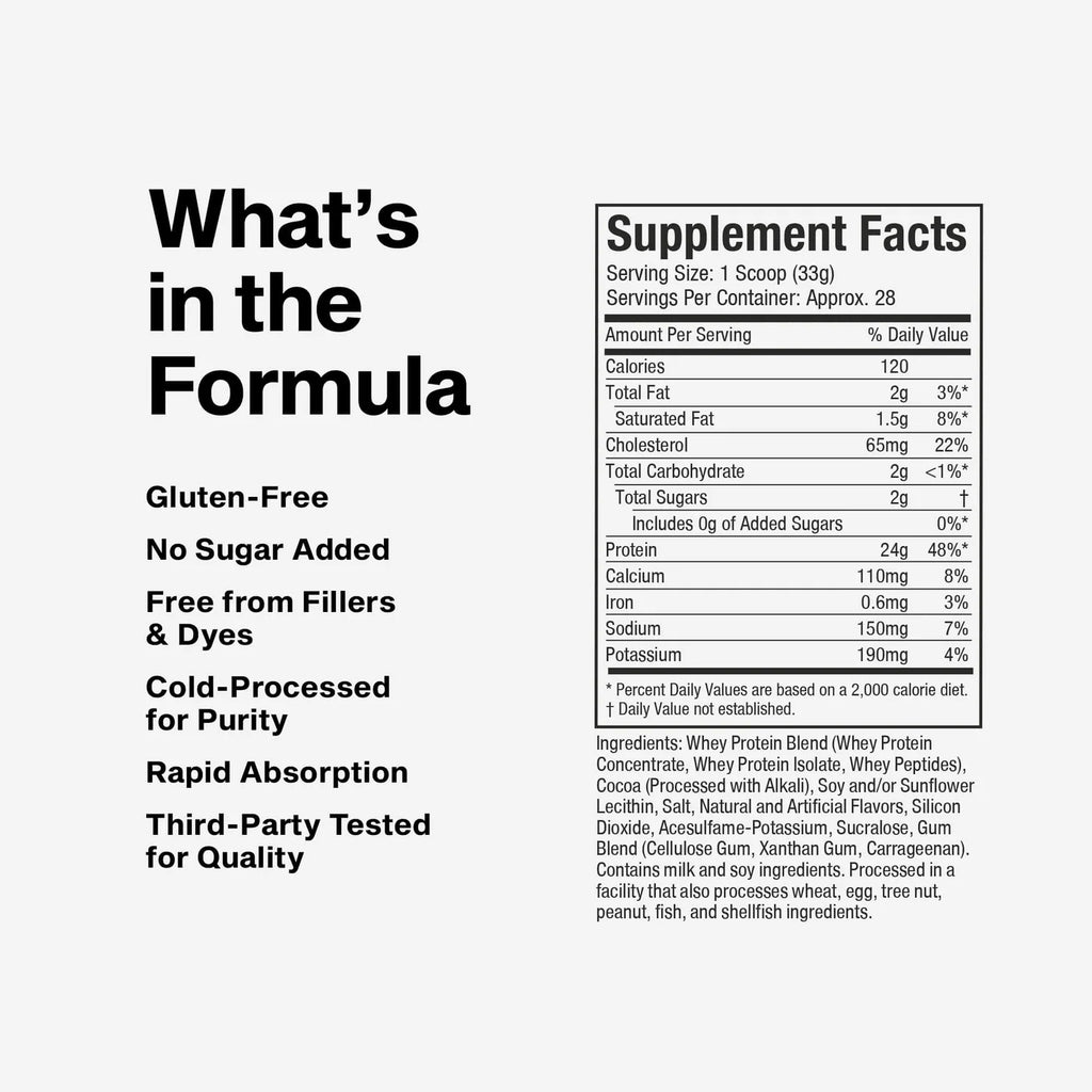 MuscleTech Nitro-Tech 100% Whey Gold Innehåll