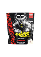 Proteinpulverpåse Mutant Mass Extreme 2500, svart grafisk framsida, vanilla ice cream