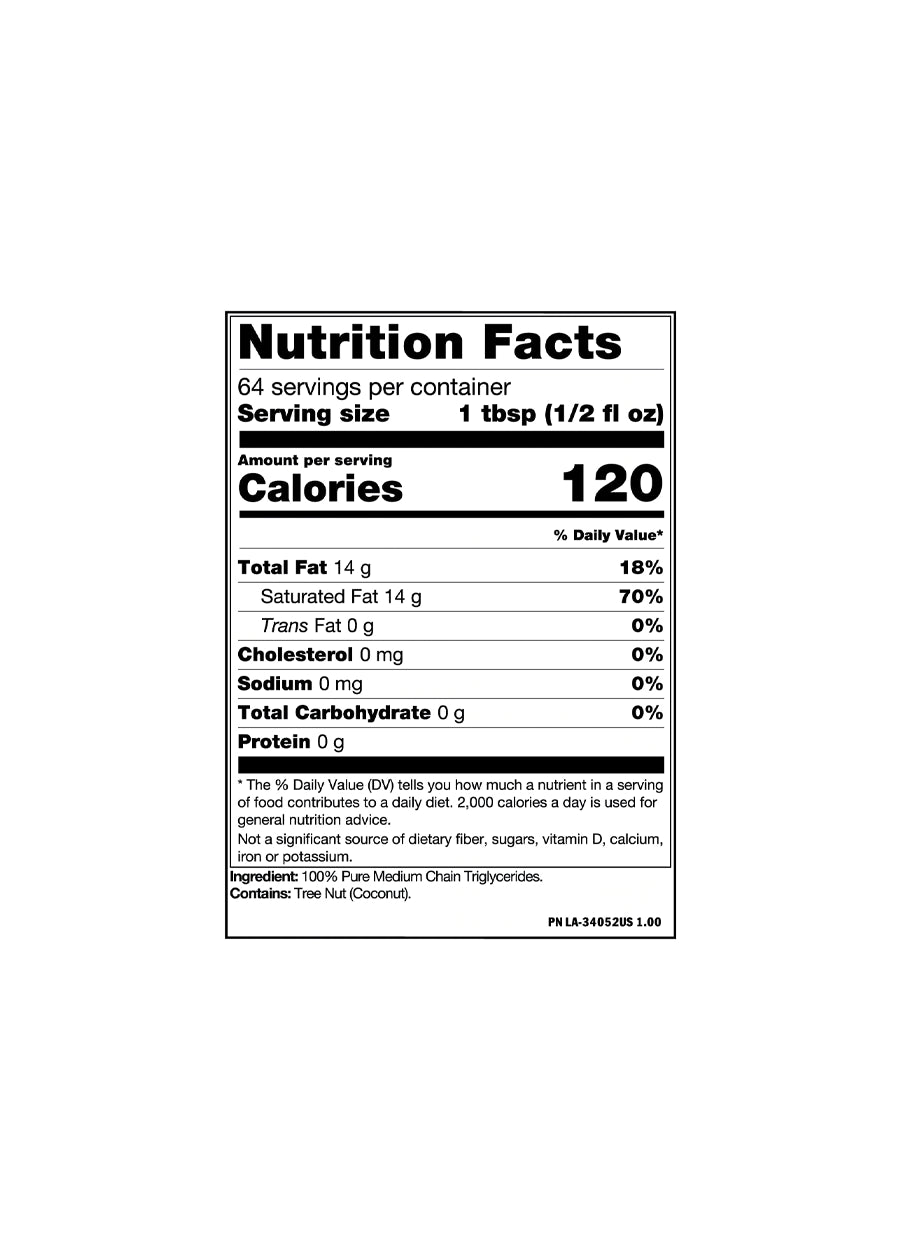 Mutant MCT Oil Unflavoured 946ml Innehåll