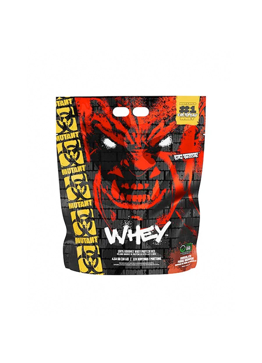 Mutant Whey 4,54kg Chocolate Fudge Brownie Framsida