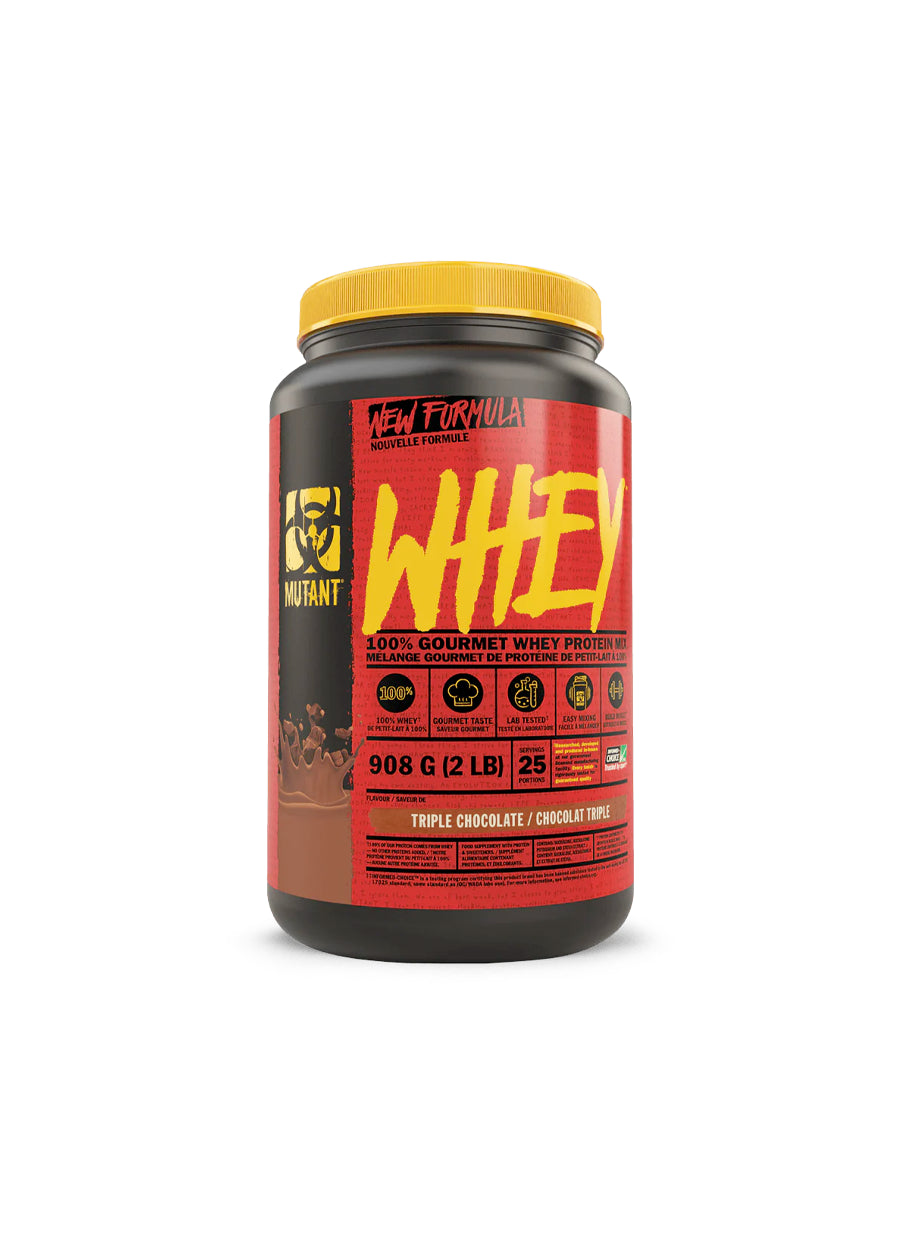 Mutant Whey 908g Triple Chocolate Framsida