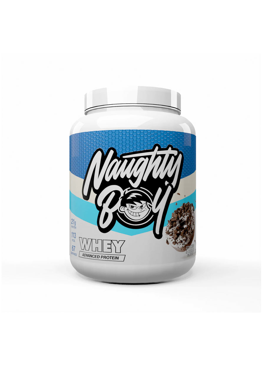 Naughty Boy Advanced Whey 2010g Cookies & Cream Framsida