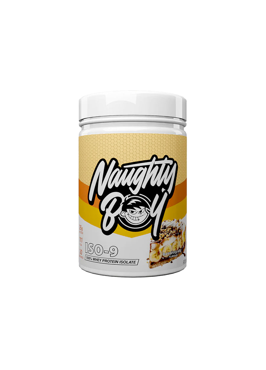 Naughty Boy Iso-9 Vassleisolat 900g Banoffee Pie Framsida