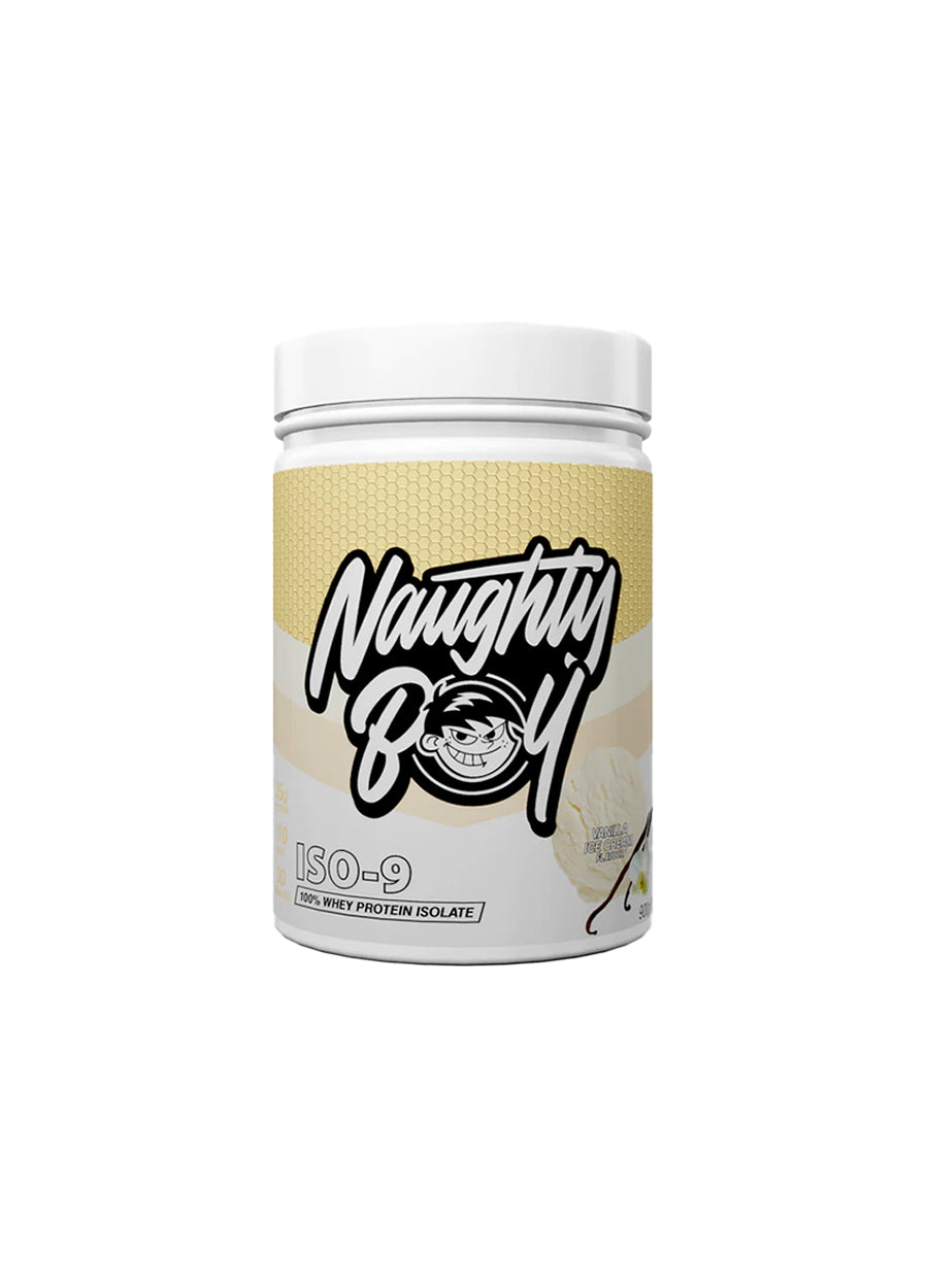 Naughty Boy Iso-9 Vassleisolat 900g Vanilla Ice Cream Framsida