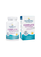 Nordic Naturals Complete Omega mjukgelkapslar i burk och kartongförpackning