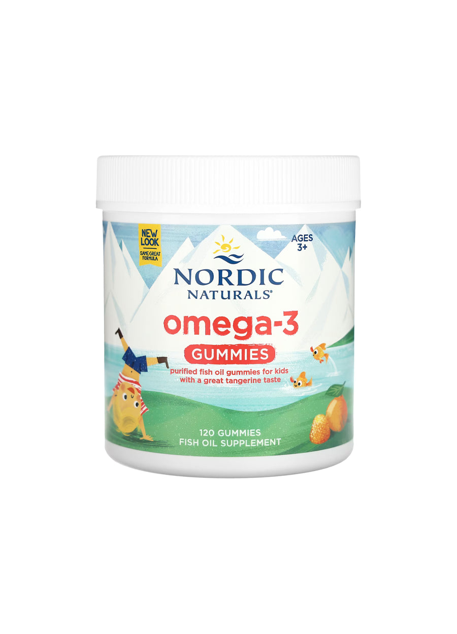 Nordic Naturals Nordic Omega-3 Gummies 82mg Tangerine Treats 120 Gummies