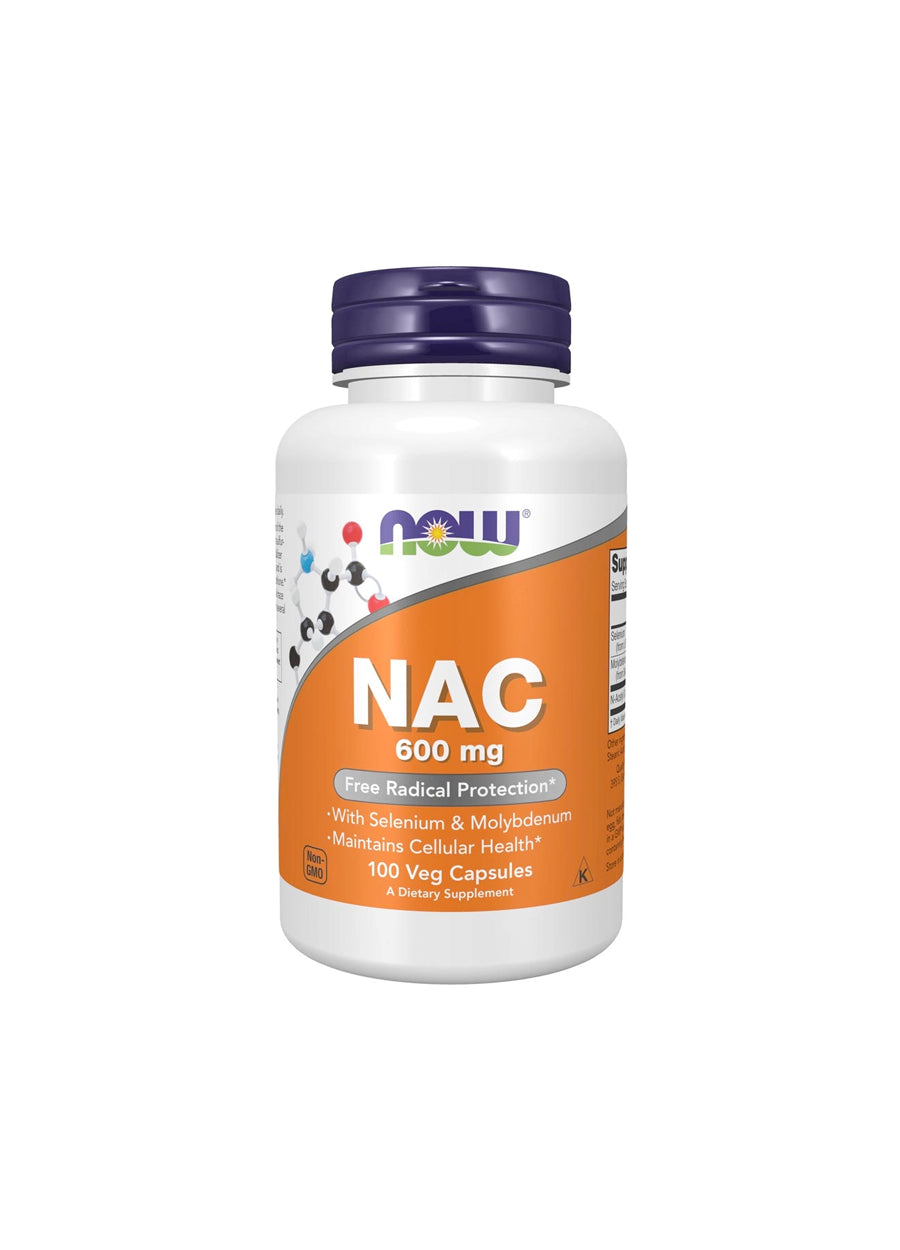 NOW Foods NAC with Selenium 600mg 100 Kapslar