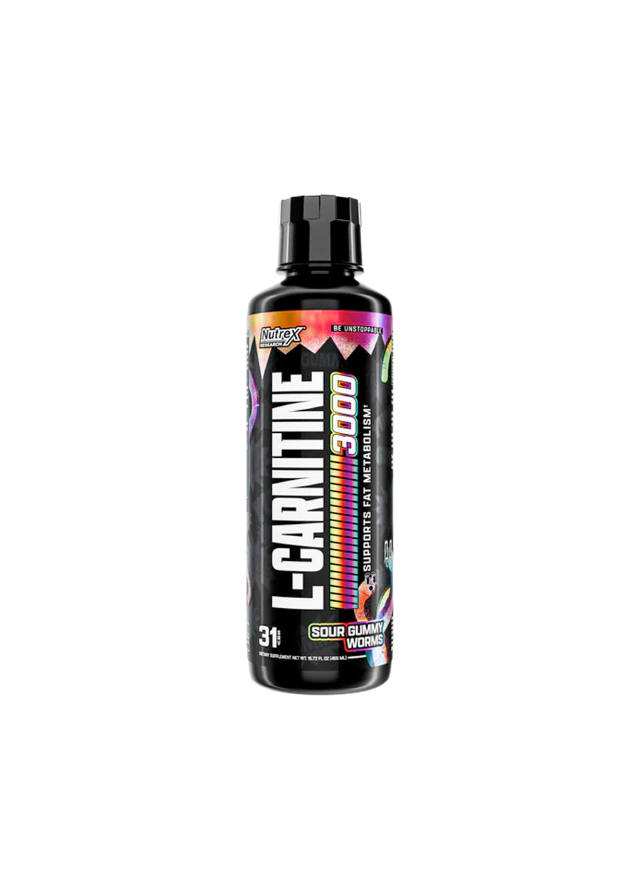 Nutrex Research L-Carnitine 3000 465ml Sour Gummy Worms
