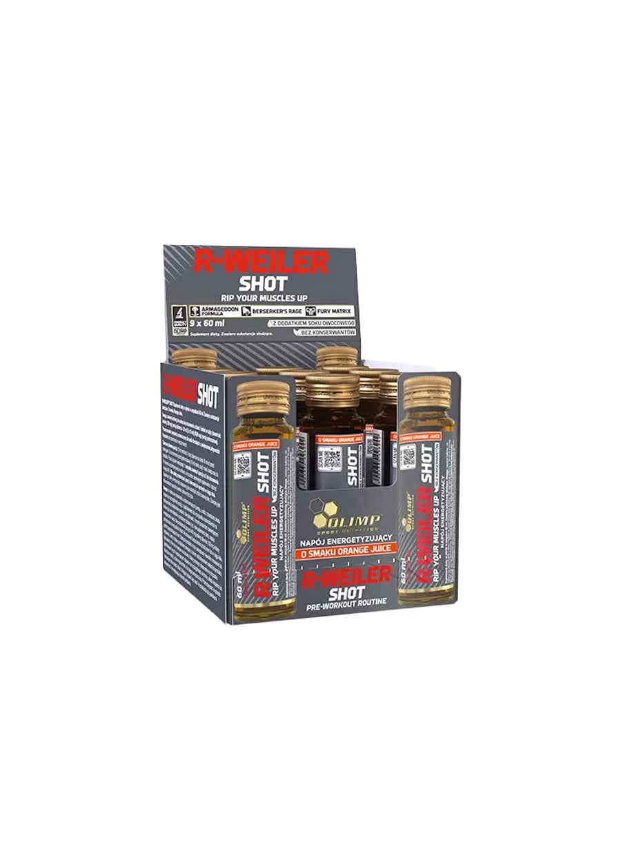Olimp Nutriiton R-Weiler Shot 9 x 60ml Orange Juice