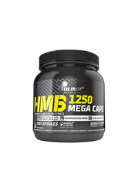 Olimp HMB Mega Caps-kapslar i svart burk med lock