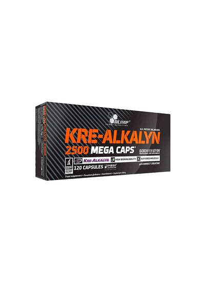 Olimp Kre-Alkalyn 2500 mega caps förpackning, 120 kapslar