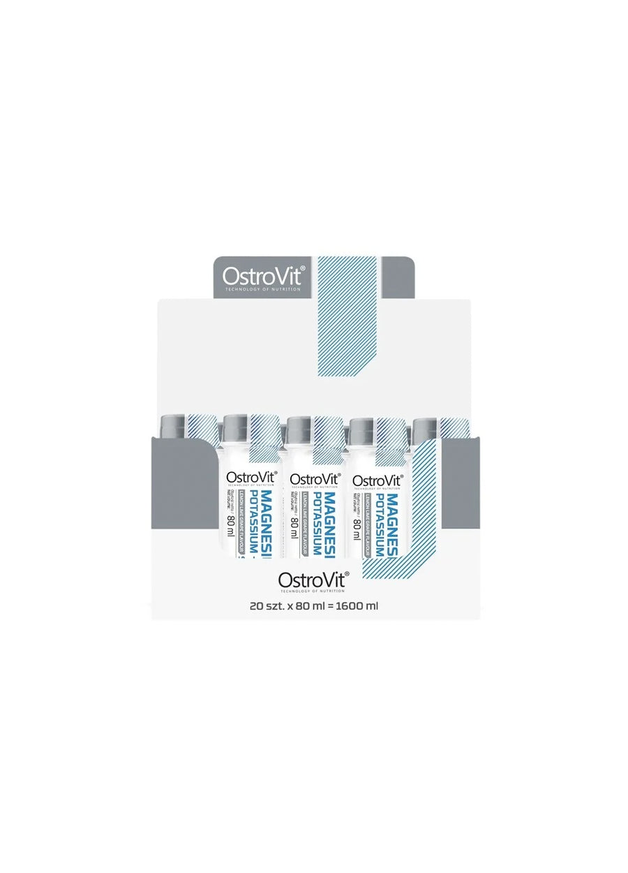 OstroVit Magnesium Potassium + B6 Shot 20 x 80ml Lemon Lime Grape