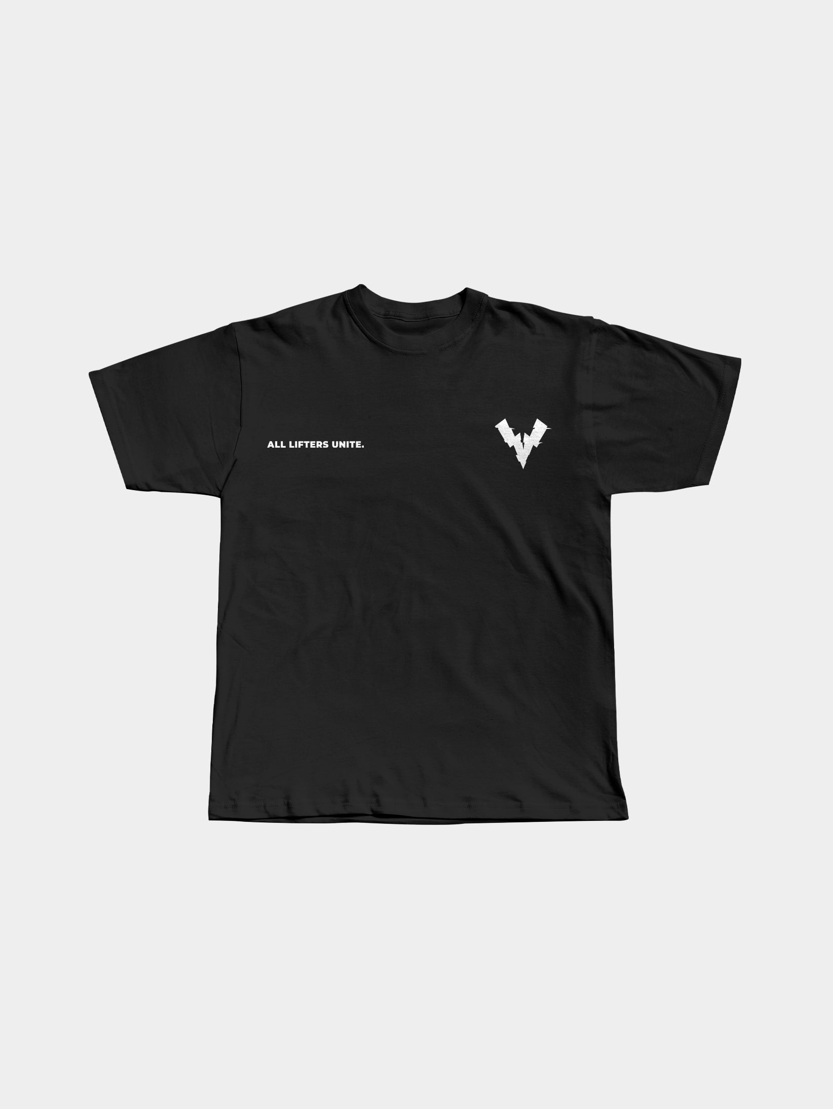 Power Nutrition Global Tee svart framifrån