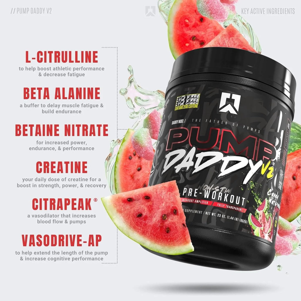 RYSE Pump Daddy V2 Ingredients