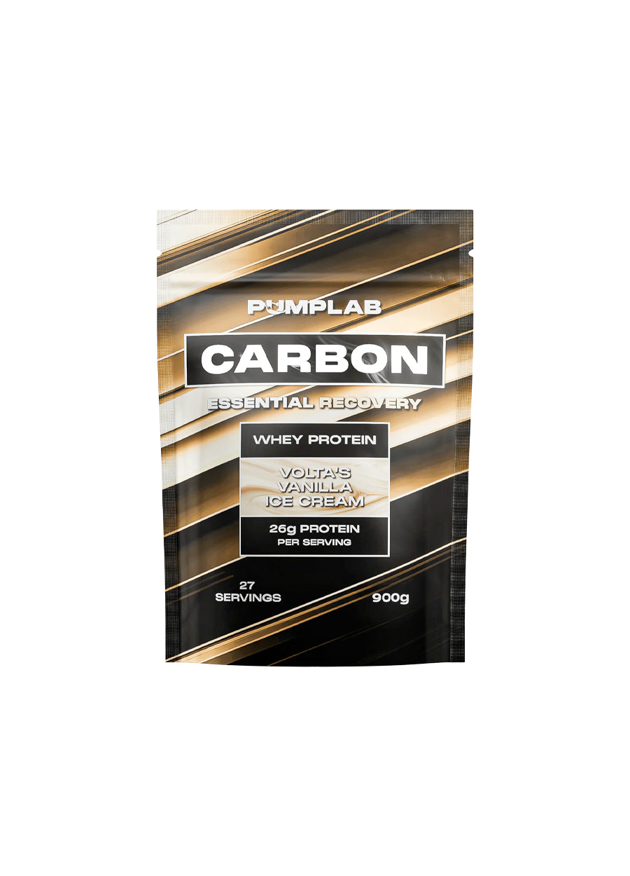 PumpLab CARBON Whey Protein 900g Vanilla Ice Cream Framsida