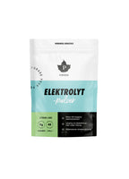 Elektrolytpulver i vit påse med turkos framsida, citron/lime-smak, 240 g