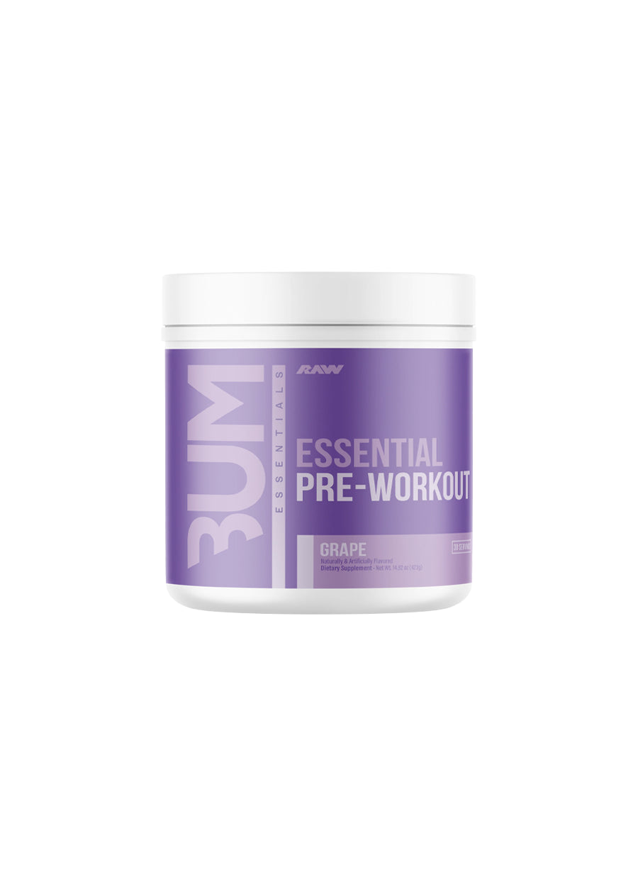 Raw Nutrition CBUM Essential Pre-Workout 408g Grape Framsida