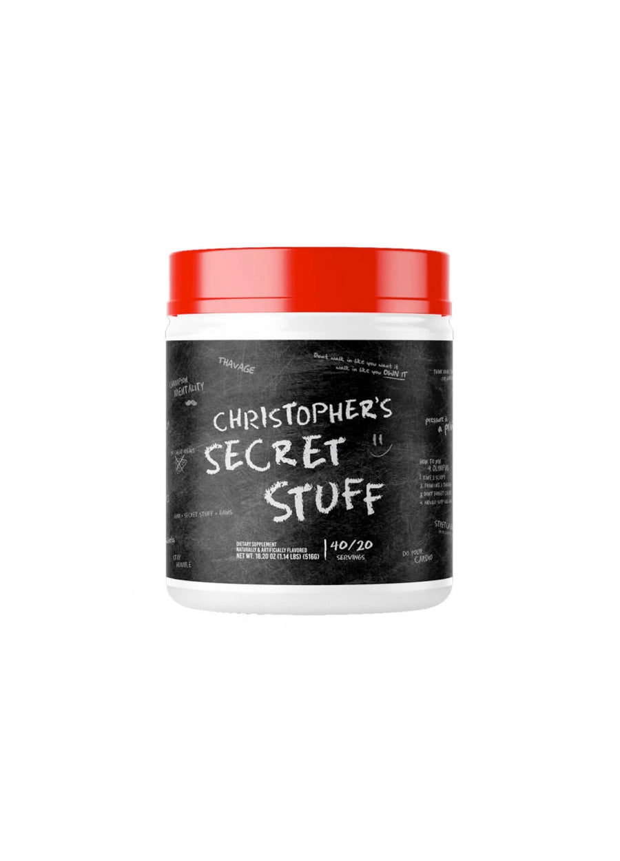 Raw Nutrition Christopher's Secret Stuff PWO 520g Tastes Like Winning Cherry