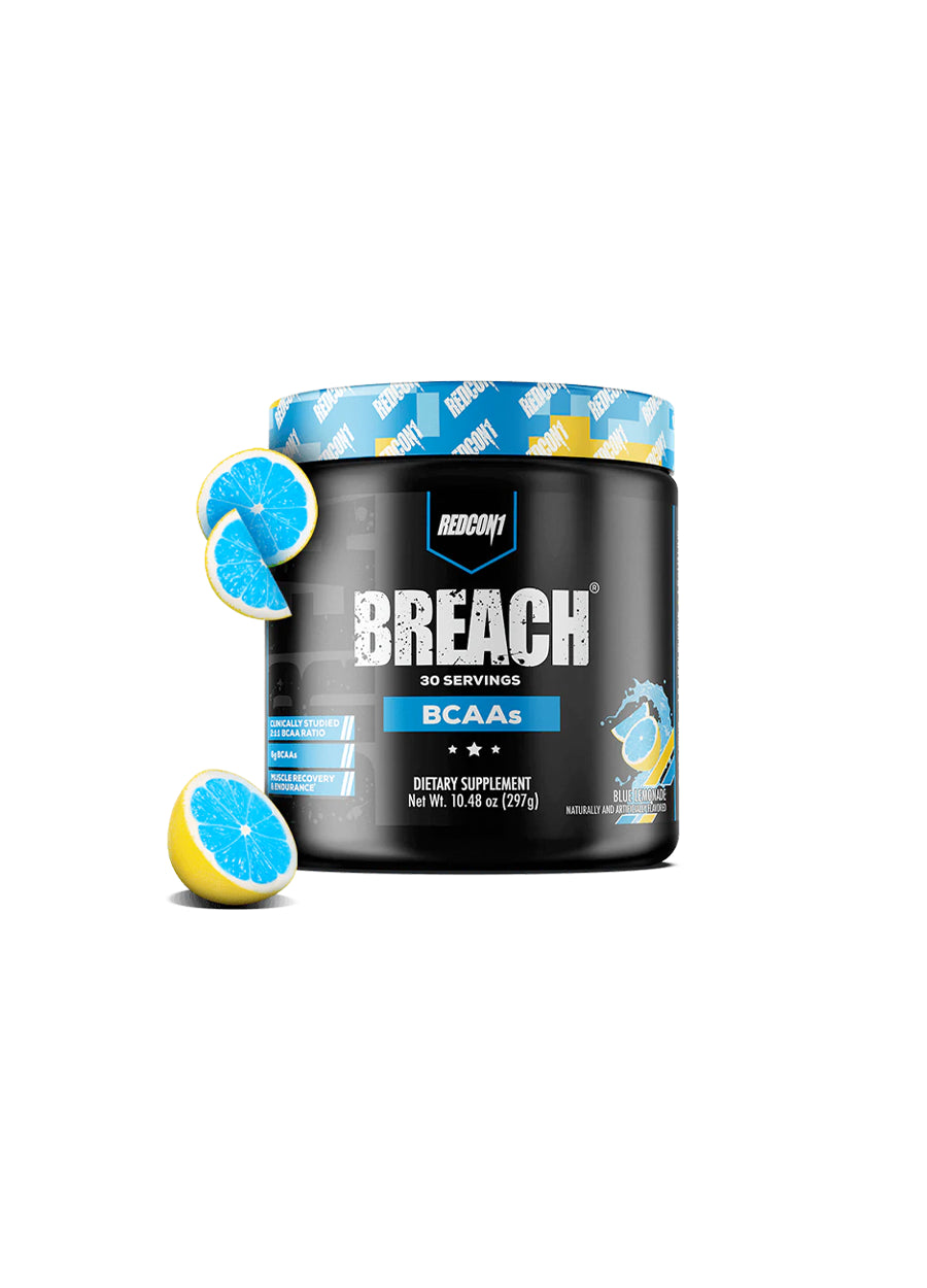 Redcon1 Breach Aminos 300g Blue Lemonade Framsida