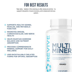 Revive MD Multi Mineral-flaska med informationspanel för best results